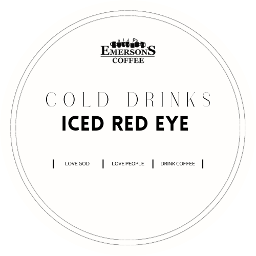 Red Eye, Iced Emerson's Coffee Shop in Hickory, NC